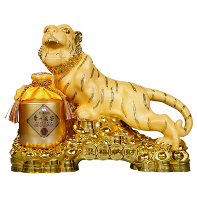 艺术礼品酒聚福纳财金色款 工艺礼品酒全国招商代理加盟