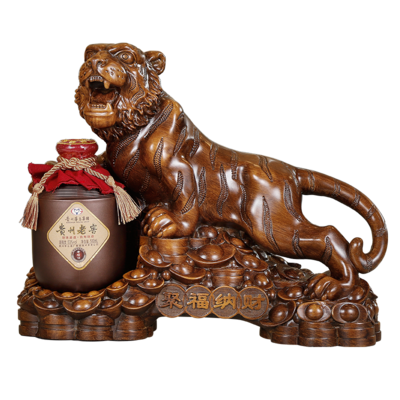 艺术礼品酒聚福纳财木纹款 工艺礼品酒全国招商代理加盟