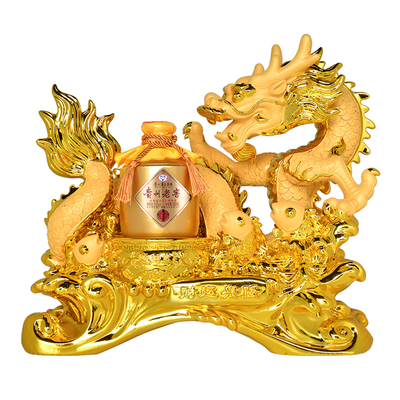 艺术礼品酒 财运兴隆（富贵金）
